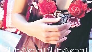 नेपाली Model लाई Belt ले बाँधेर ल्वाम ल्वाम चिक्दै - DM to Buy Full Video - SluttyNepali