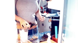 Making Iced Coffee with Piper Blush