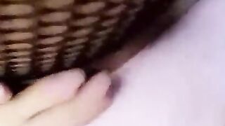 Horny Latina Babe Fisting her Wet Pussy really Hard