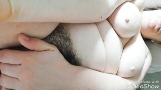 Lonely Italian MILF with Hairy Kitty Fondles Herself on Cam