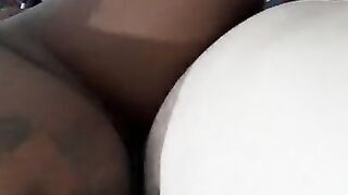 Latina Pregnant Ebony Neighbor comes over and Wakes me up Fucking