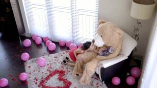 Valentine's day suprise for step sister