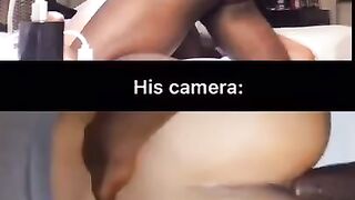 Fat Asian Booty taking Black Dick from Boyfriend