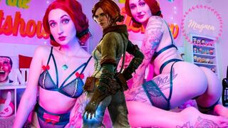 Triss Merigold Erotic Strip Tease