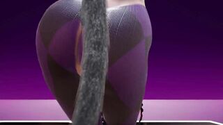 [MMD] Overwatch Dva Black Cat 3D Erotic Hot Dance