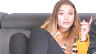 Hot German Youtuber Julia Beautix Try not to cum+ Moaning