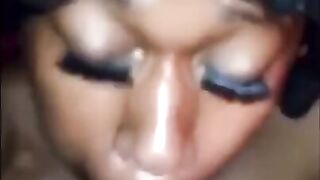 Painting Remi's Pretty Face with Cum