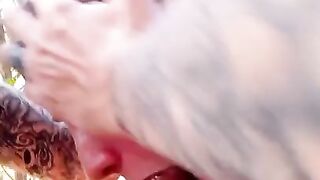 Hot Sloppy Deepthroat Blowjob