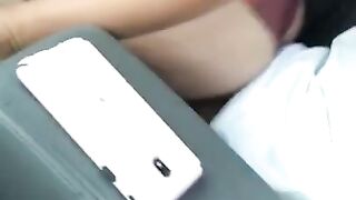 Riding his Big Dick while he Drives his Caddilac