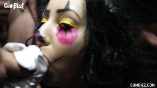 Bukakke Halloween Clown Facial Bigloads Big Cock Teen Swallowcum Gangbang Boobs