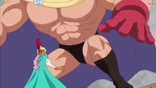 ONE PIECE edited ecchi moment from anime Rebecca - colosseum