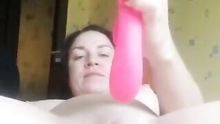 Mastrubation with vibrator