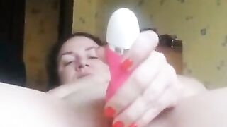 Mastrubation with vibrator