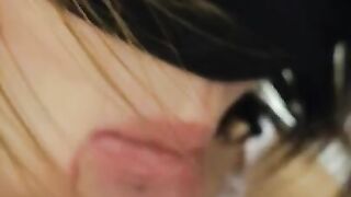 Personal Shooting Gal Mom's best Blowjob changes the Shape of the Dick I Love Close-up Blowjob