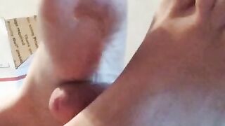 First Recorded Footjob, Cumshot on Feet