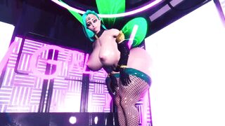 Skyrim THICC Vana Cyan at the Club