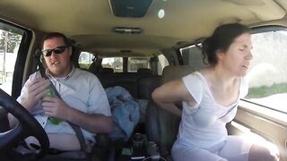 Hot Car Sex with Cheating Ex Wife