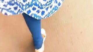 Salwar leggings desi milf ass groping