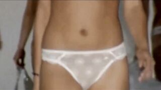 White lingerie defile