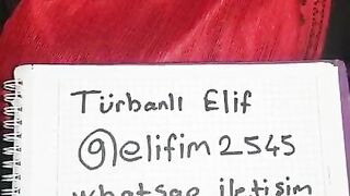 turbanli elif iletisim icin bilgilerini paylasiyor