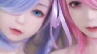 Re Zero Rem TPE Silicone Sex Dolls Cosplay Fucking anime