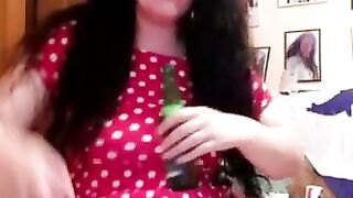 Live facebook panties, Romanian woman