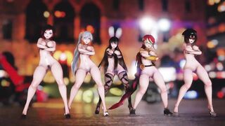 Mmd R18 RBWY Girls and Genshin Impact Gangbang Orgy after the Game become not Famous