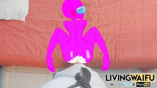 AMONG US Anime 2D REAL WORLD Waifu Version Hentai Sex Parody #1 Masturbation & Doggystyle Big Ass