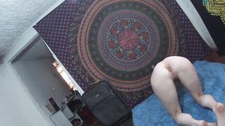 Spy Cam Caught Hot and Sexy Nude Yoga