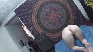 Spy Cam Caught Hot and Sexy Nude Yoga