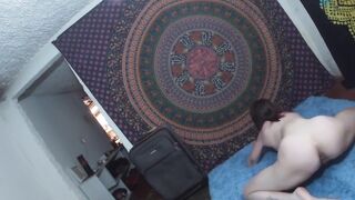 Spy Cam Caught Hot and Sexy Nude Yoga