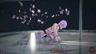 MMD R18 Nude Pink Misaka - Roll Deep 1094