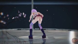 MMD R18 Nude Pink Misaka - Roll Deep 1094