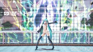 Anime Girl Dancing | Hatsune Miku Naked MMD