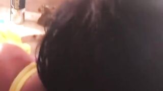 Fucking a Beautiful Brazilian in the Restroom Analine World