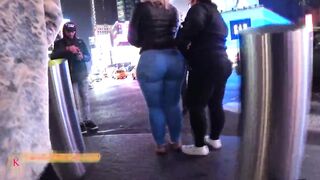 ASS BUSTING THROUGH JEANS GIANT BOOTY LATINA