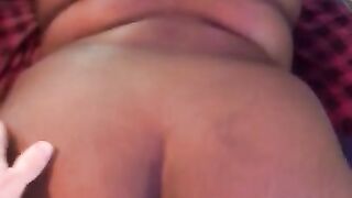 Cute BBW Dirty Talks White Boy while getting Fucked! (NO CUMSHOT)