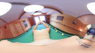 VR 360° Stretching Exercises on the Pool Table | Pre Workout Stretches