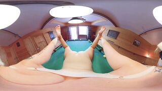 VR 360° Stretching Exercises on the Pool Table | Pre Workout Stretches