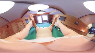 VR 360° Stretching Exercises on the Pool Table | Pre Workout Stretches