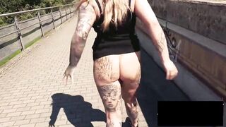 Hot German Slut Agrees To Fuck in Public!