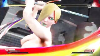 Street Fighter 5 all Female Critical Art (Nude MOD)