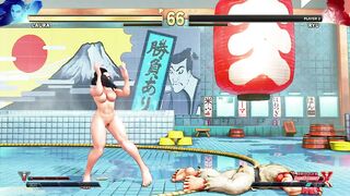 Street Fighter 5 all Female Critical Art (Nude MOD)