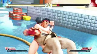 Street Fighter 5 all Female Critical Art (Nude MOD)