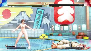 Street Fighter 5 all Female Critical Art (Nude MOD)