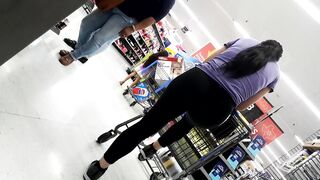 Teen leggings ass