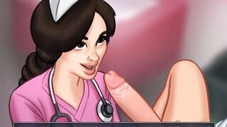 Summertime Saga - Cookie Jar - all Sex Scenes only - Nurse #1 Part 36