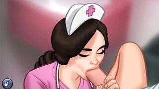 Summertime Saga - Cookie Jar - all Sex Scenes only - Nurse #1 Part 36