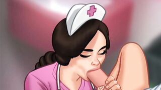 Summertime Saga - Cookie Jar - all Sex Scenes only - Nurse #1 Part 36