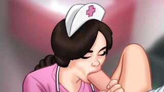 Summertime Saga - Cookie Jar - all Sex Scenes only - Nurse #1 Part 36